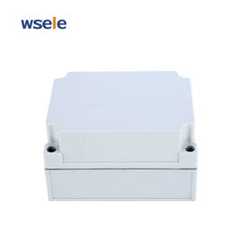 White Waterproof Junction Box For Electronic , Cable Connection Terminal IP65 Junction Box